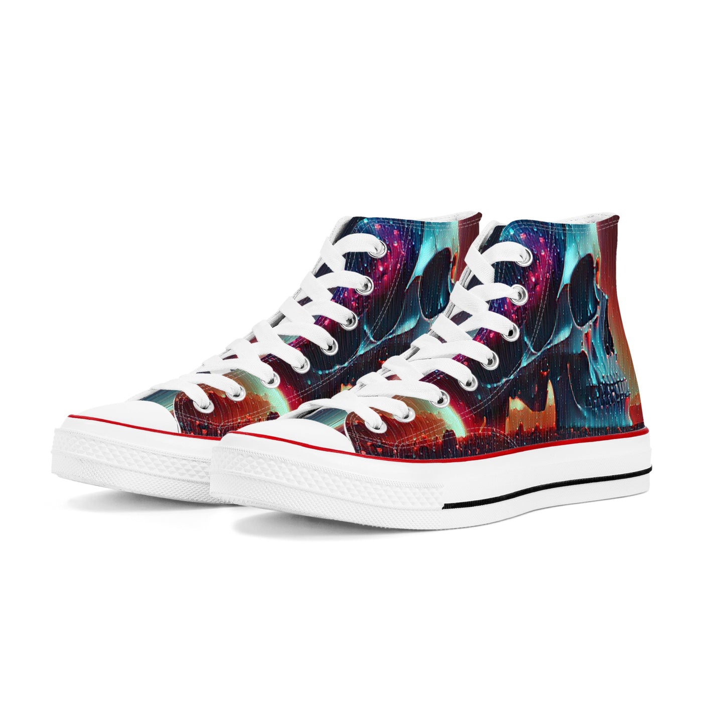 We are One Womens Classic High Top Canvas Shoes