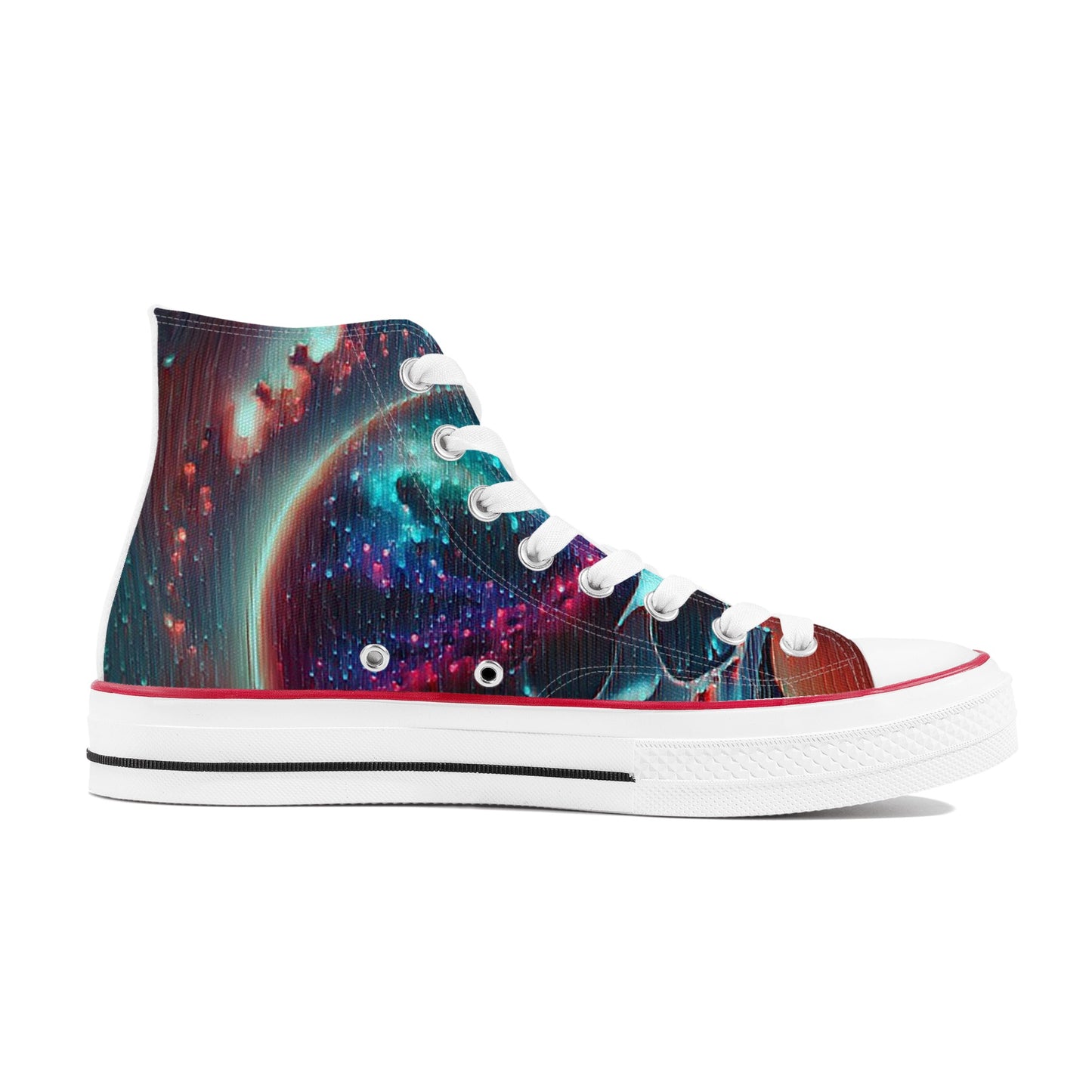 We are One Womens Classic High Top Canvas Shoes