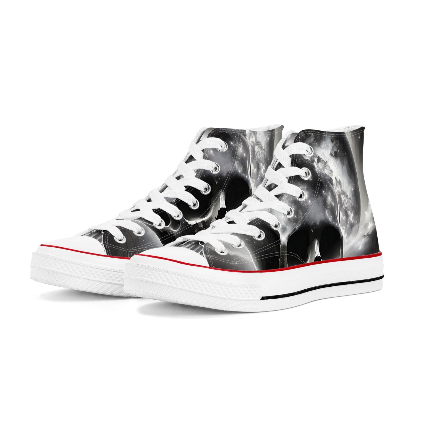 Third Eye Womens Classic High Top Canvas Shoes