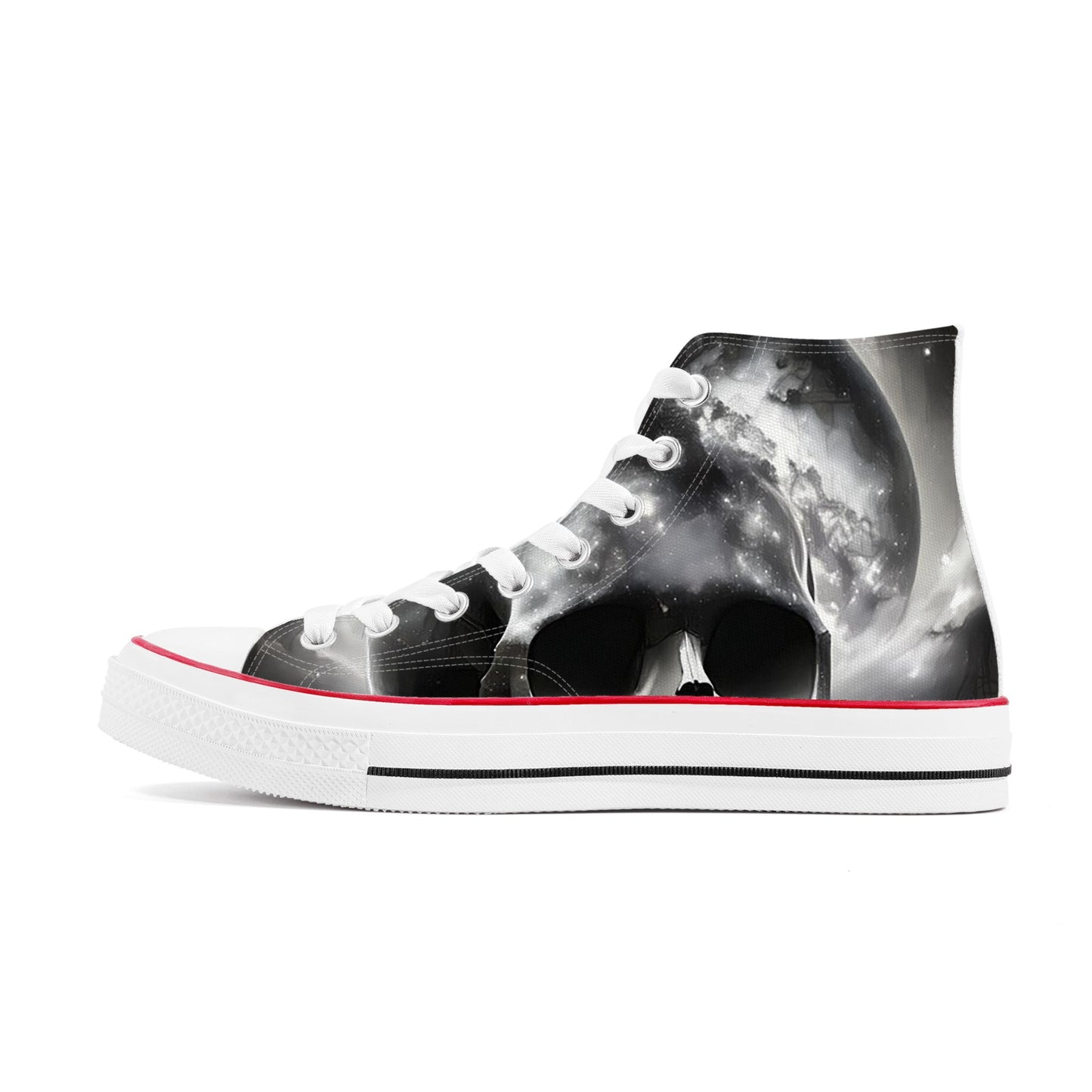 Third Eye Womens Classic High Top Canvas Shoes