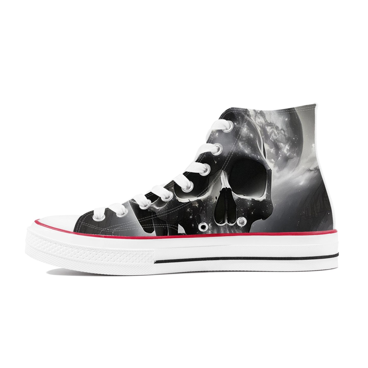 Third Eye Womens Classic High Top Canvas Shoes