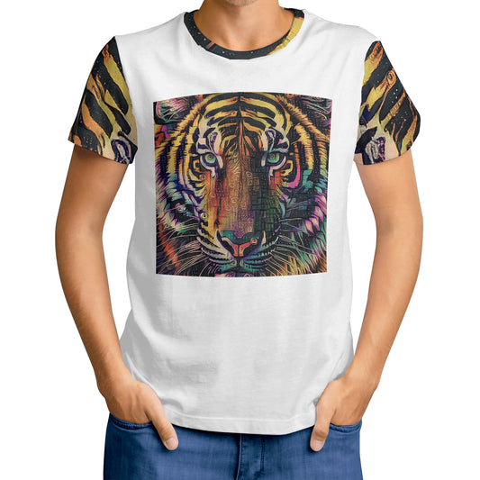 Tigerz Eyez Mens T-shirt