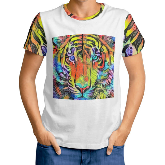 Tigerz Eyez Mens T-shirt