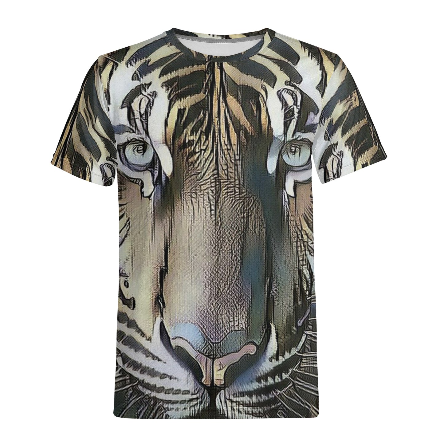 Tigerz Eyez Mens T-shirt