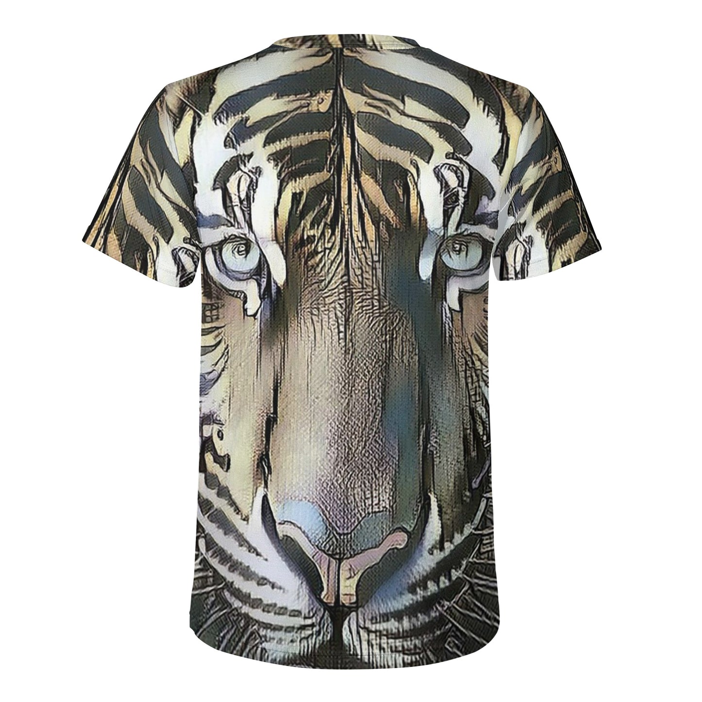 Tigerz Eyez Mens T-shirt