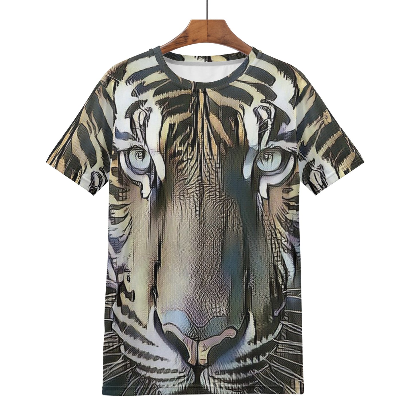 Tigerz Eyez Mens T-shirt