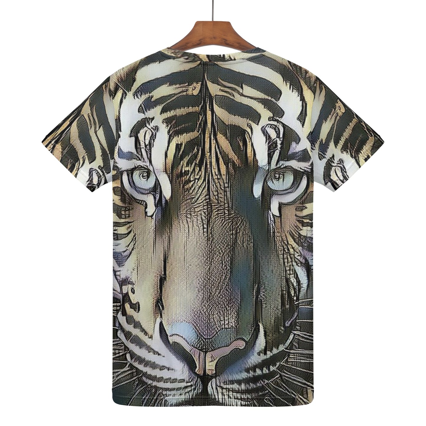 Tigerz Eyez Mens T-shirt