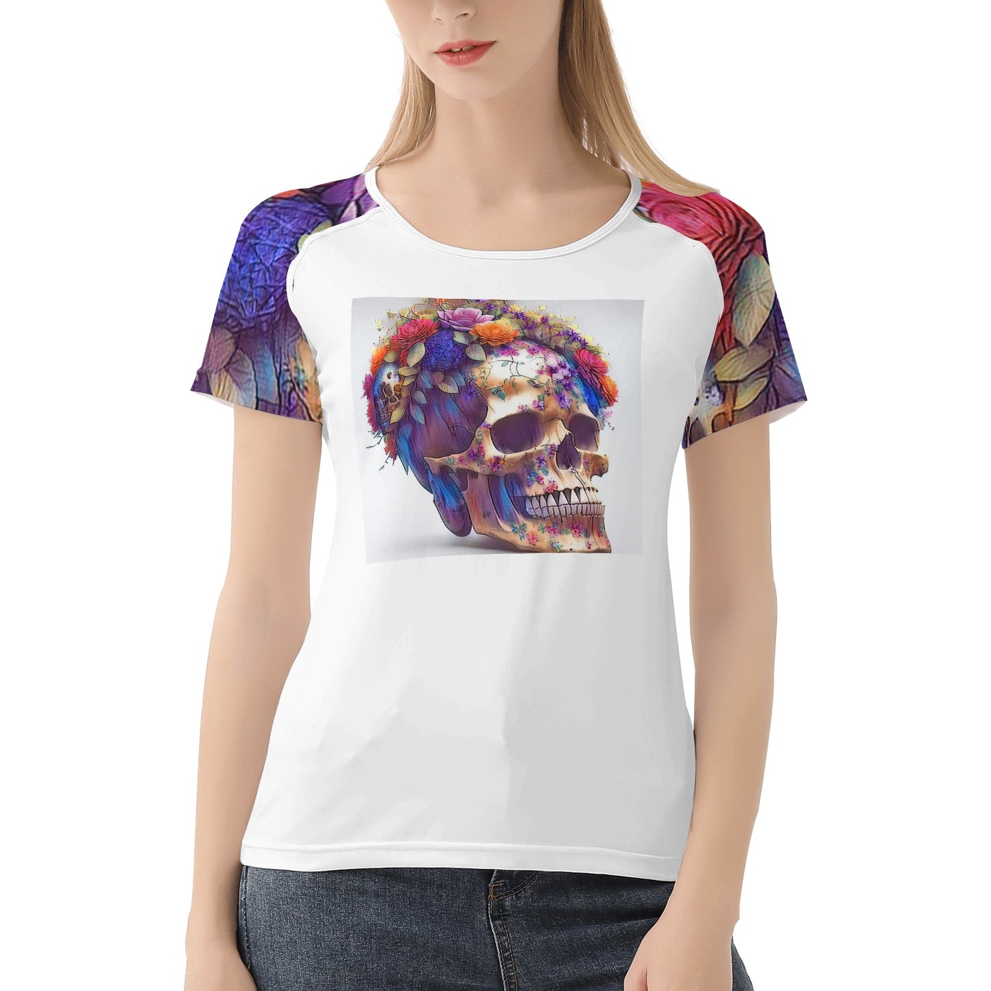 Sugar Skull Womens T shirt