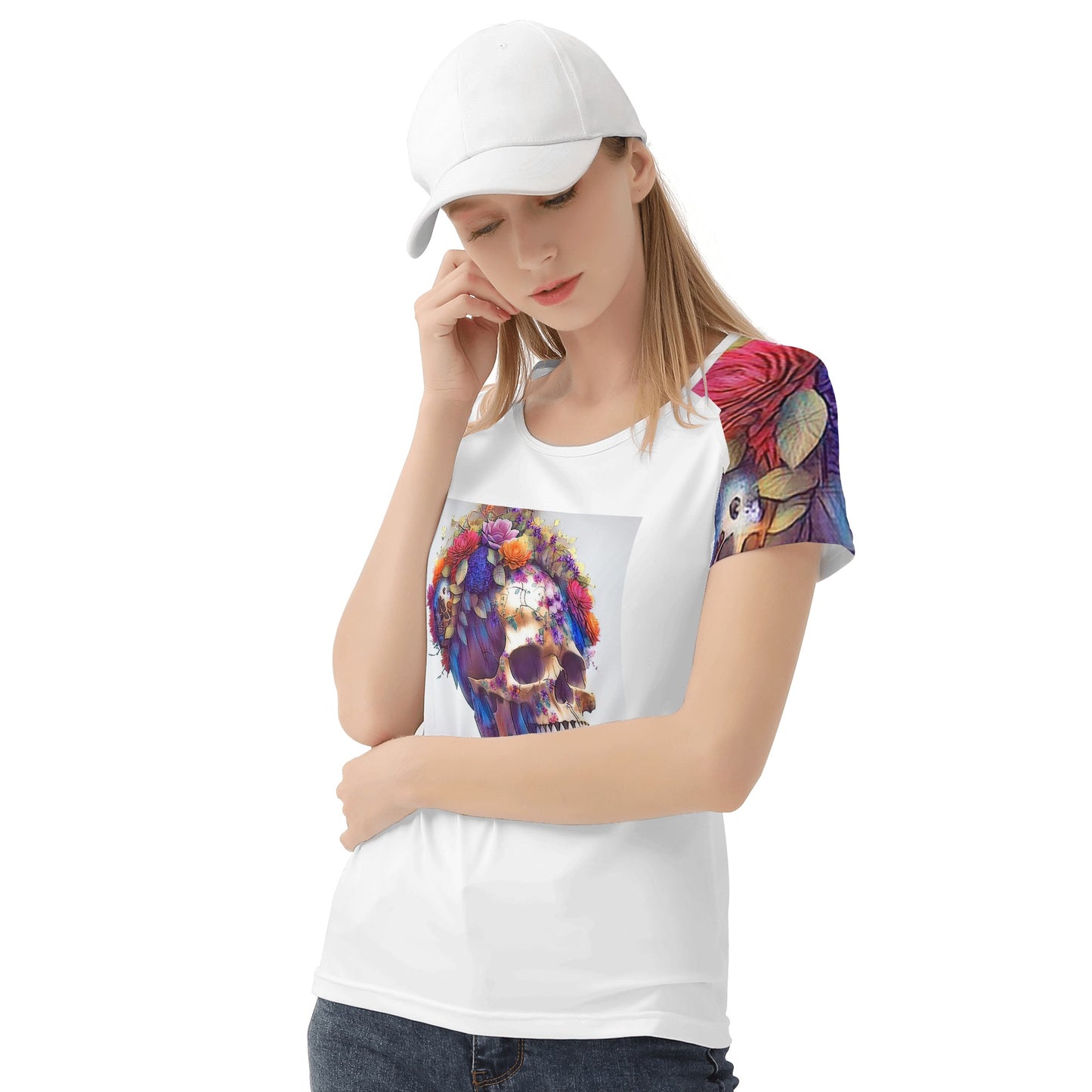 Sugar Skull Womens T shirt