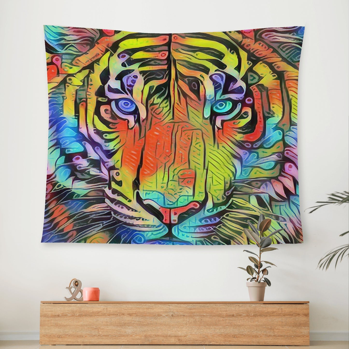 Tigerz Eyez Wall Tapestry