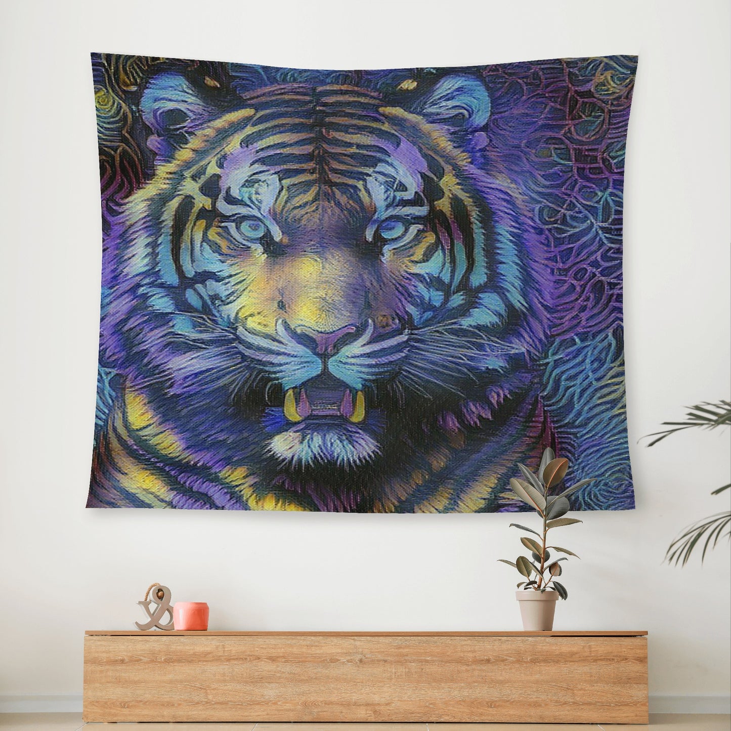 Tigerz Eyez Wall Tapestry