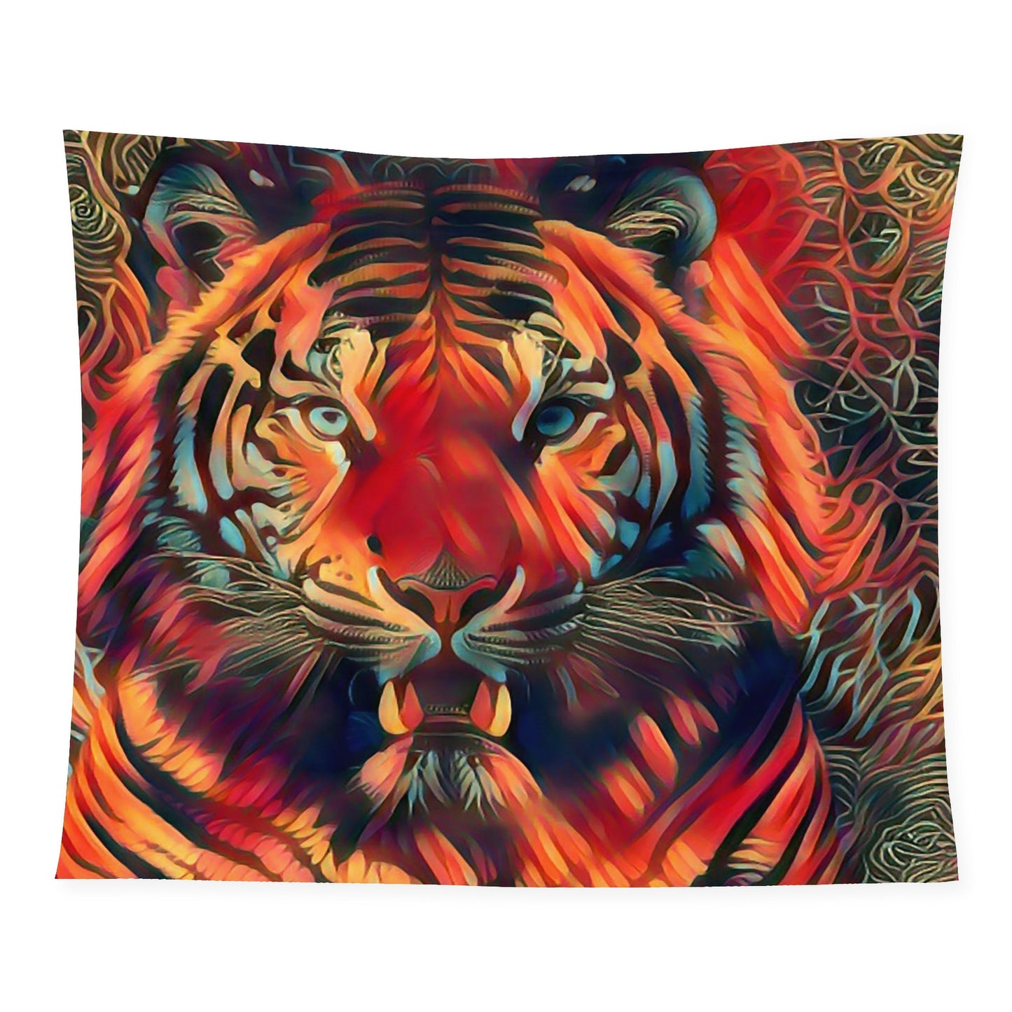 Tigerz Eyez Wall Tapestry