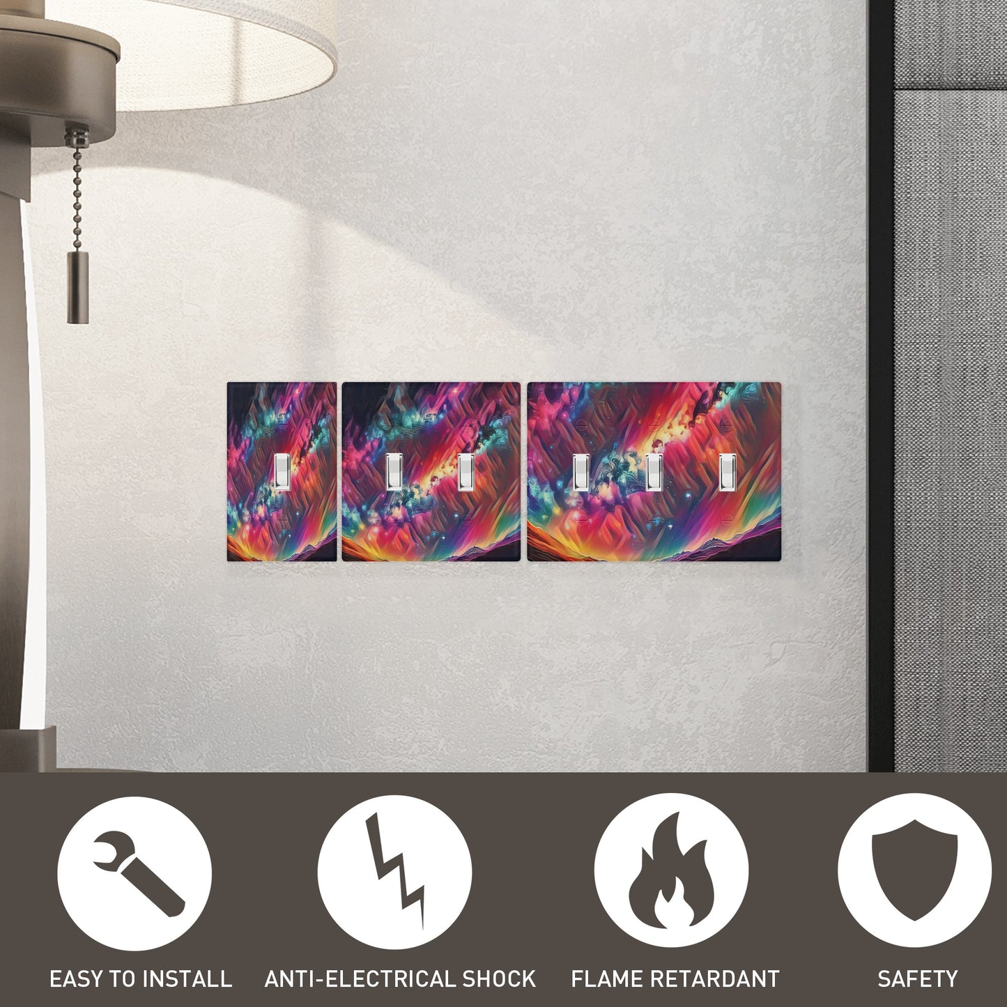 Starry Night 1 Style Combination Wall Plates