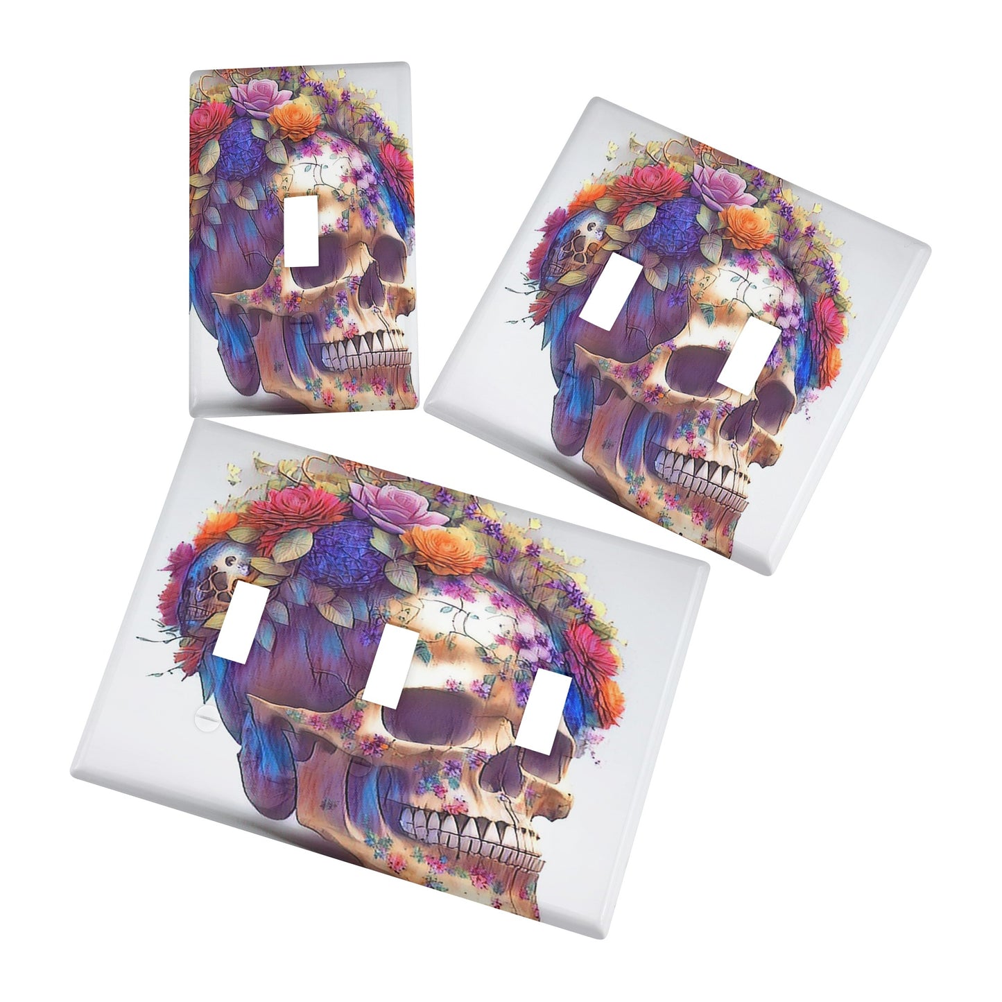 Sugar Skull 1 Style Combination Wall Plates