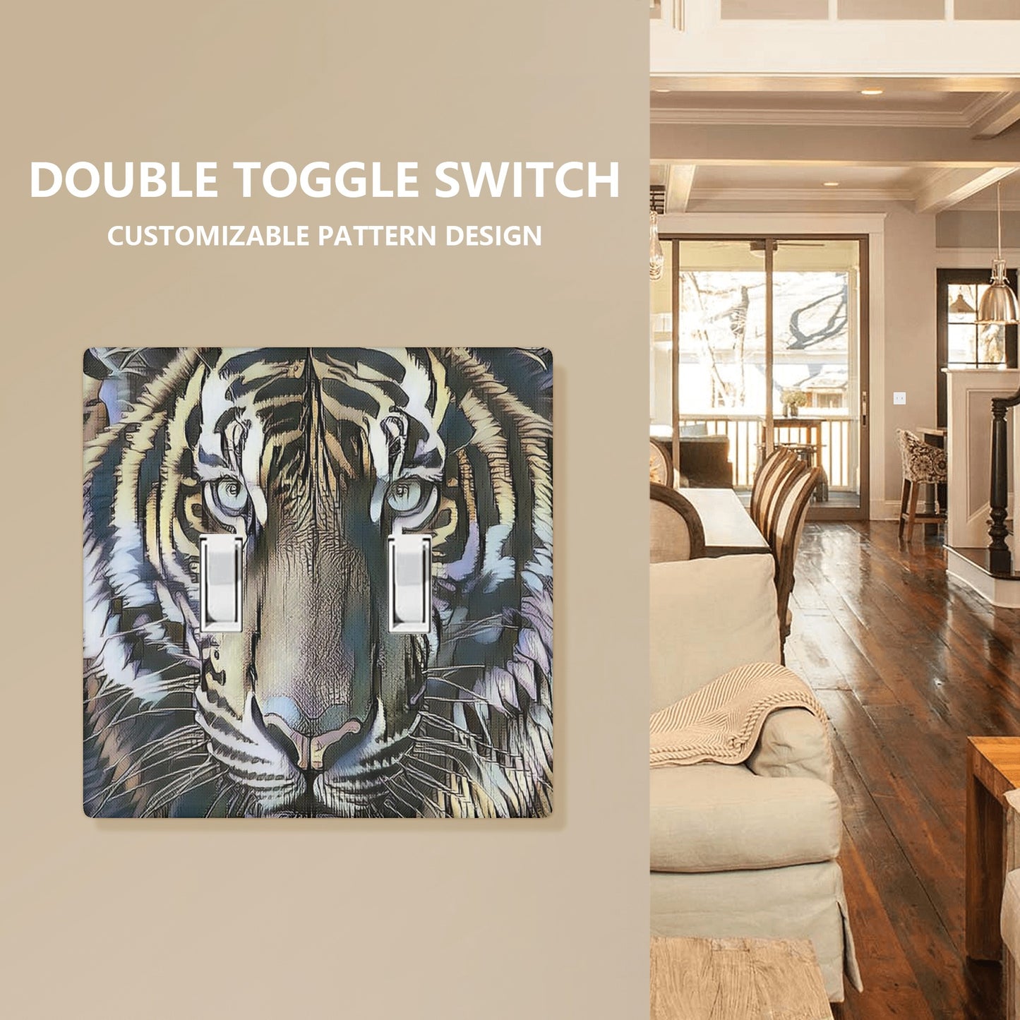 Tigerz Eyez 1 Style Combination Wall Plates