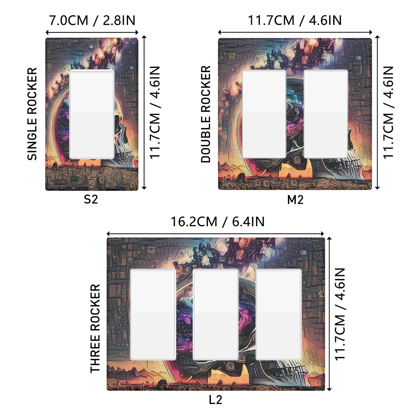 We are One 2 Style Combination Wall Plates