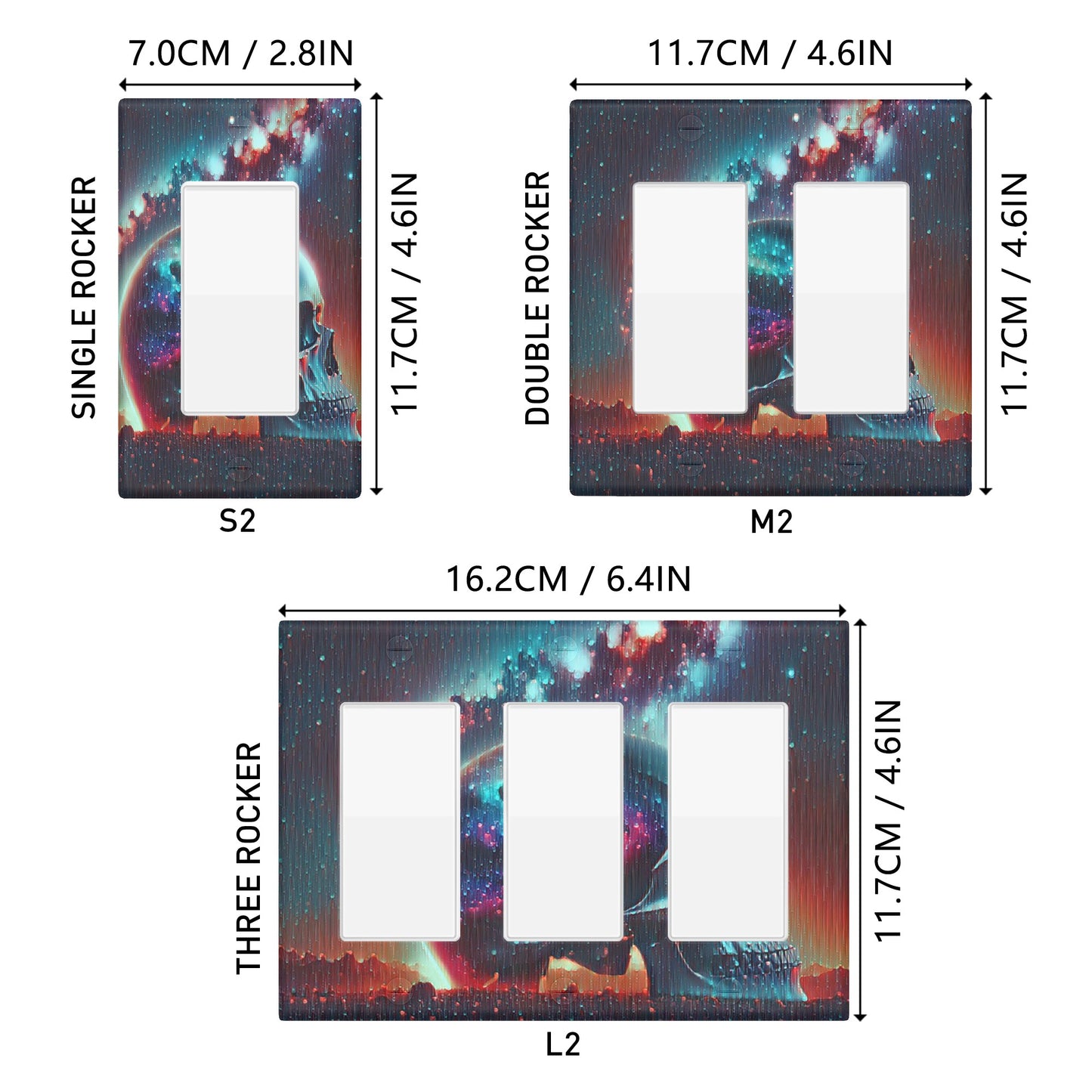 We are One 2 Style Combination Wall Plates