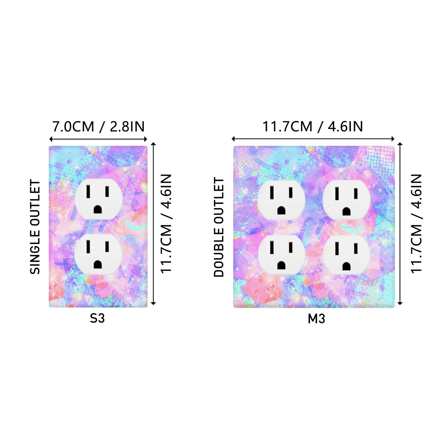 Pastel Skies 3 Style Combination Wall Plates