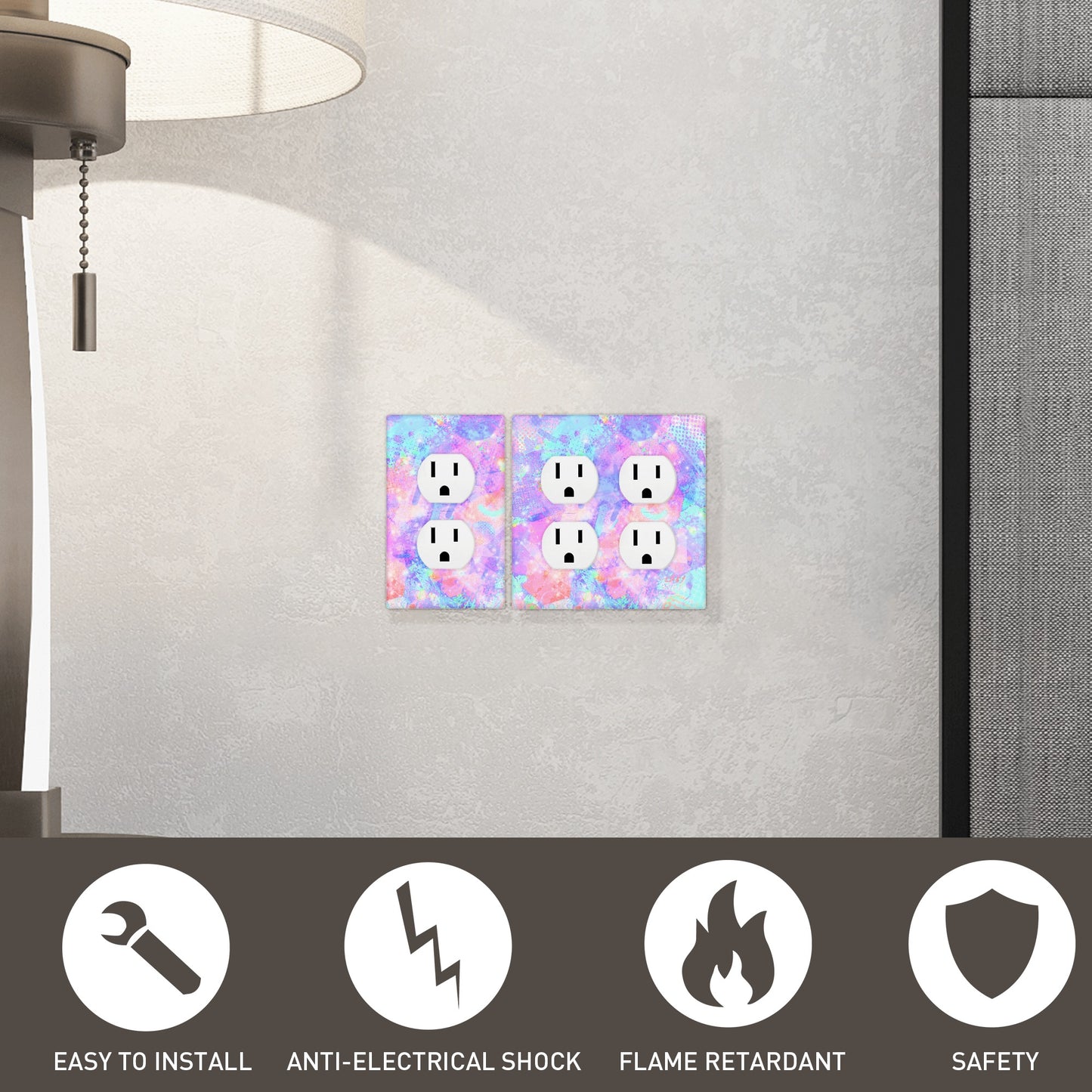 Pastel Skies 3 Style Combination Wall Plates