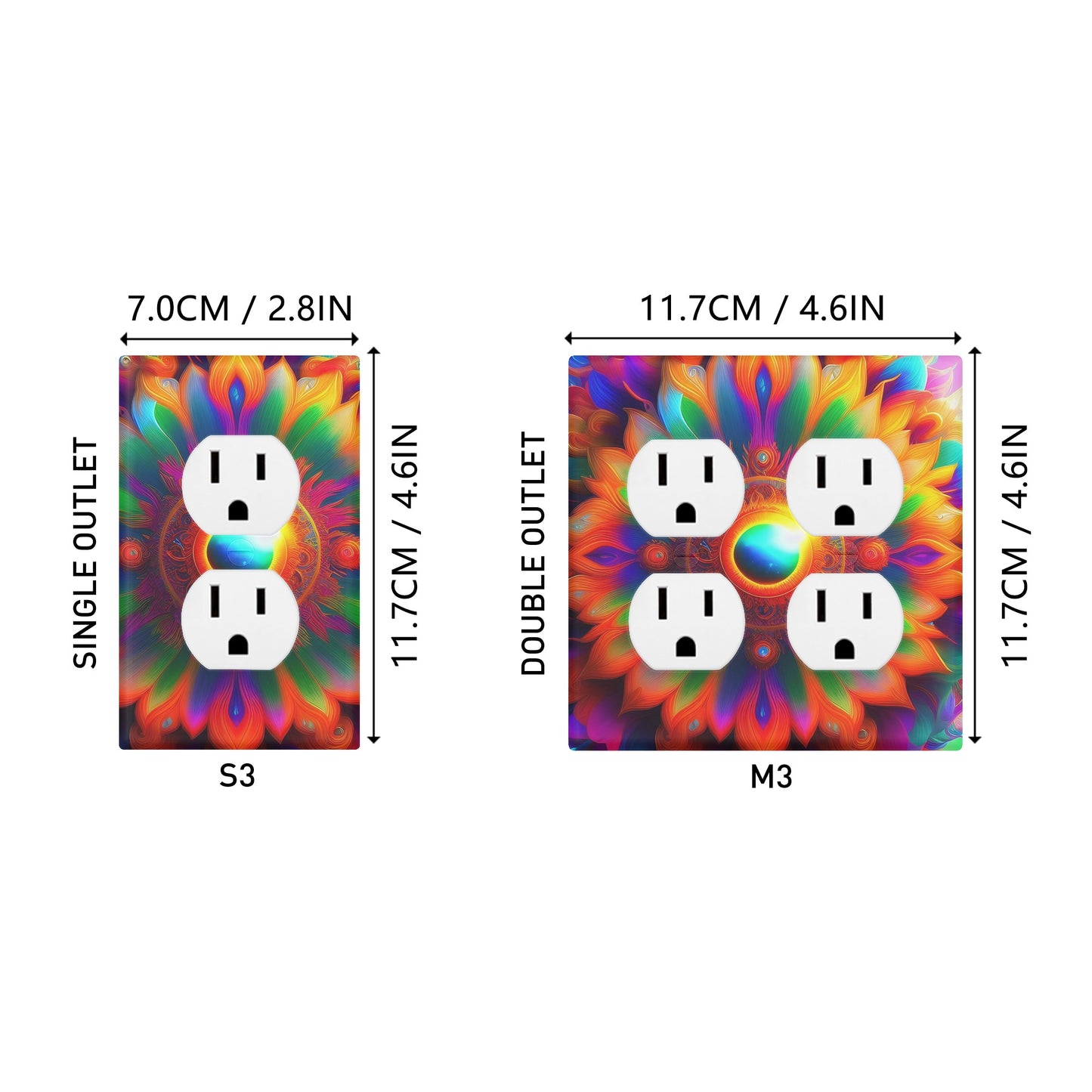 Sun-Dala 3 Style Combination Wall Plates