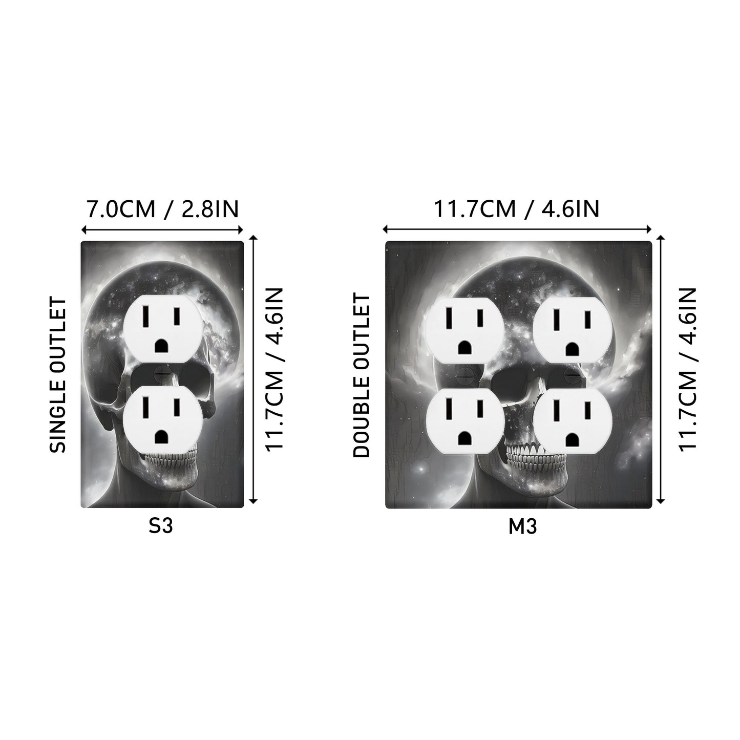 Third Eye 3 Style Combination Wall Plates