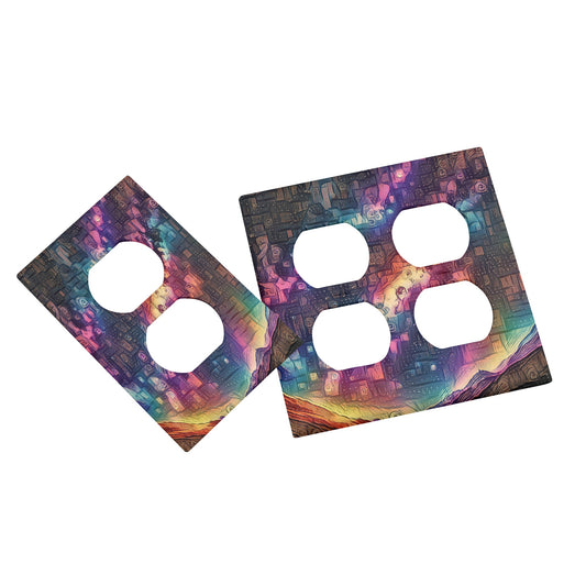 Starry Night 3 Style Combination Wall Plates