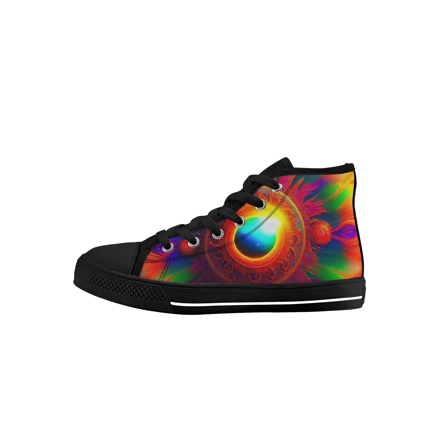 Sun-Dala Kids High Top Canvas Shoes