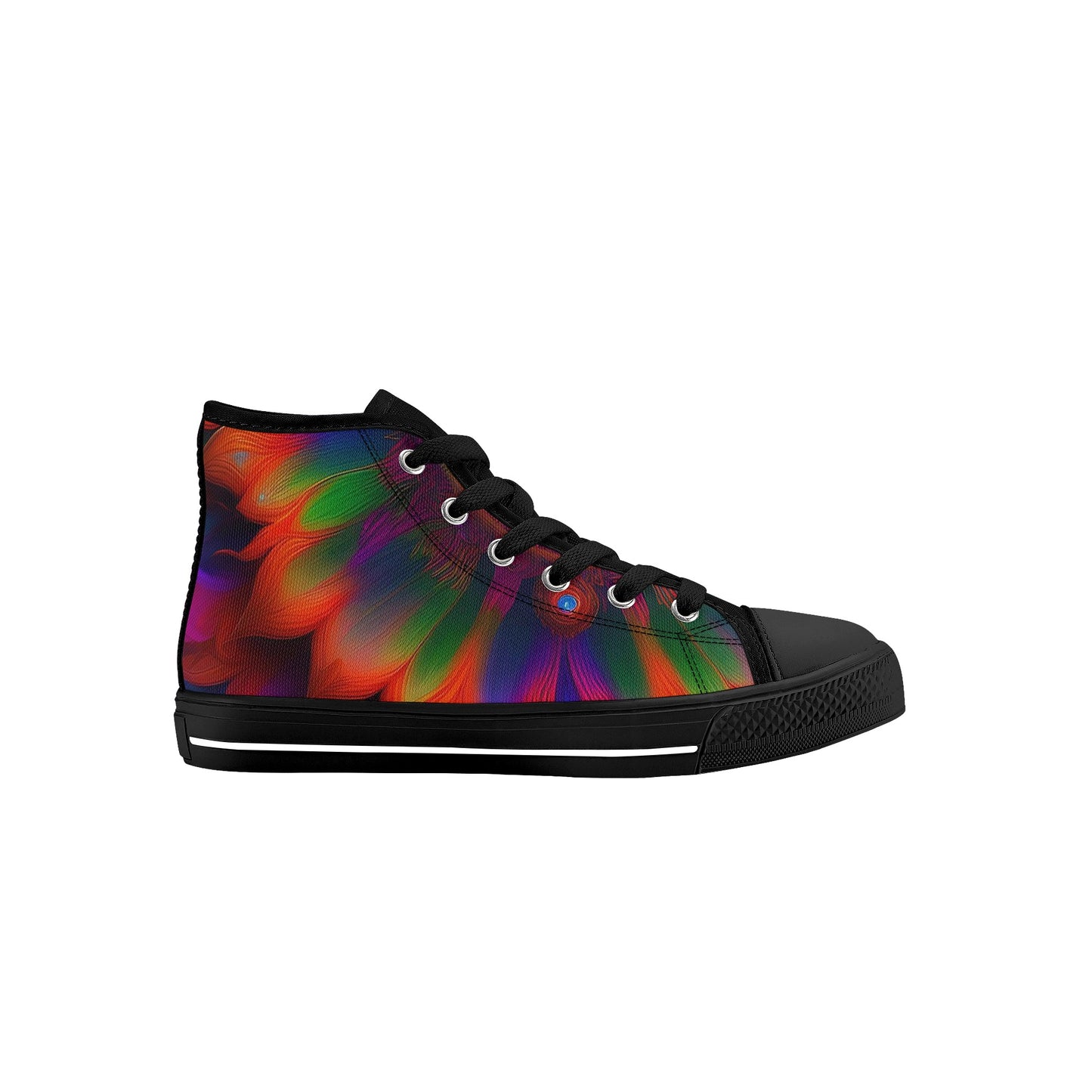 Sun-Dala Kids High Top Canvas Shoes