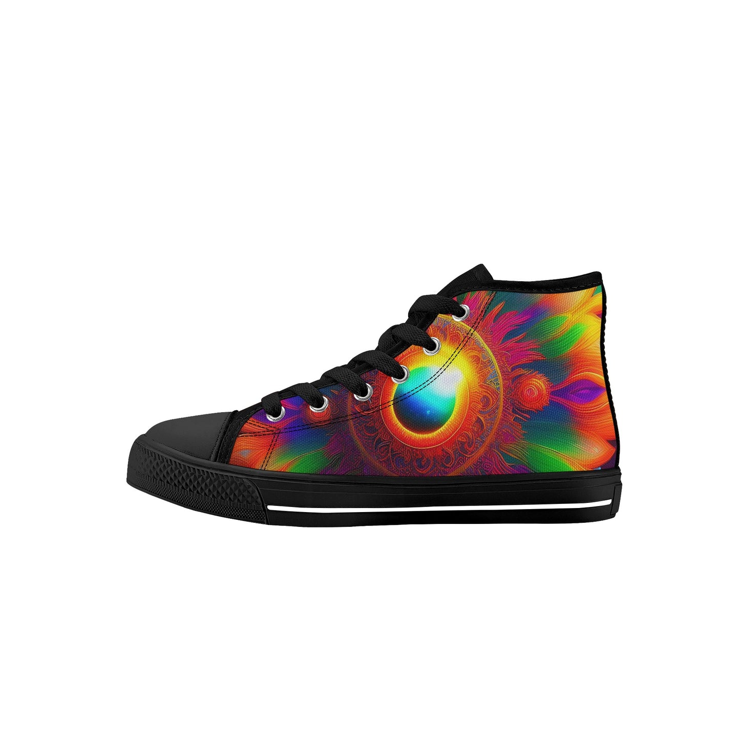 Sun-Dala Kids High Top Canvas Shoes