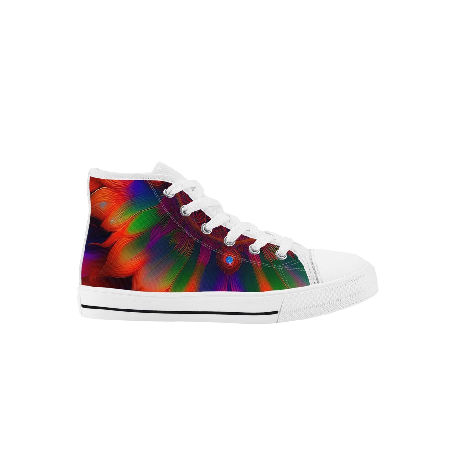 Sun-Dala Kids High Top Canvas Shoes