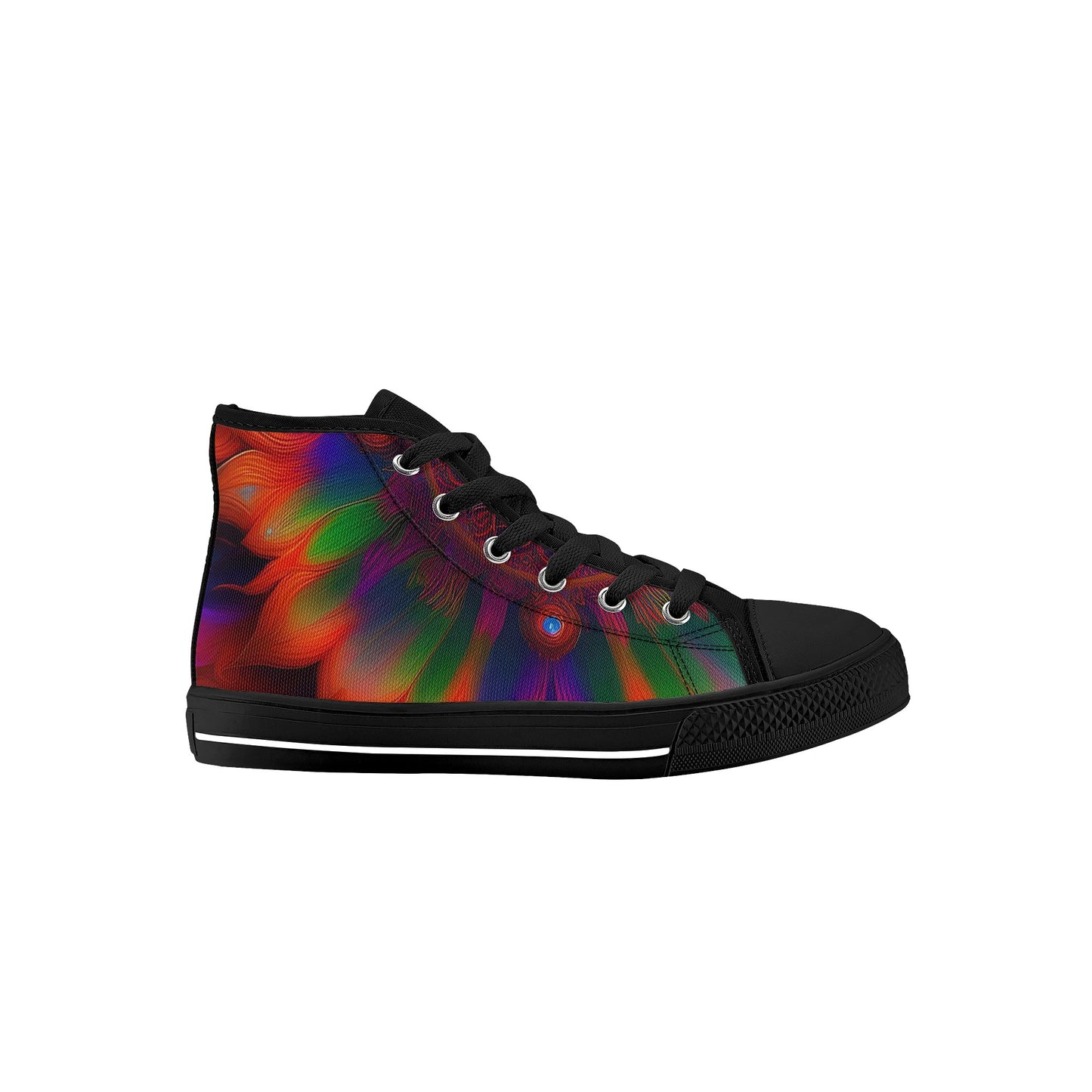 Sun-Dala Kids High Top Canvas Shoes