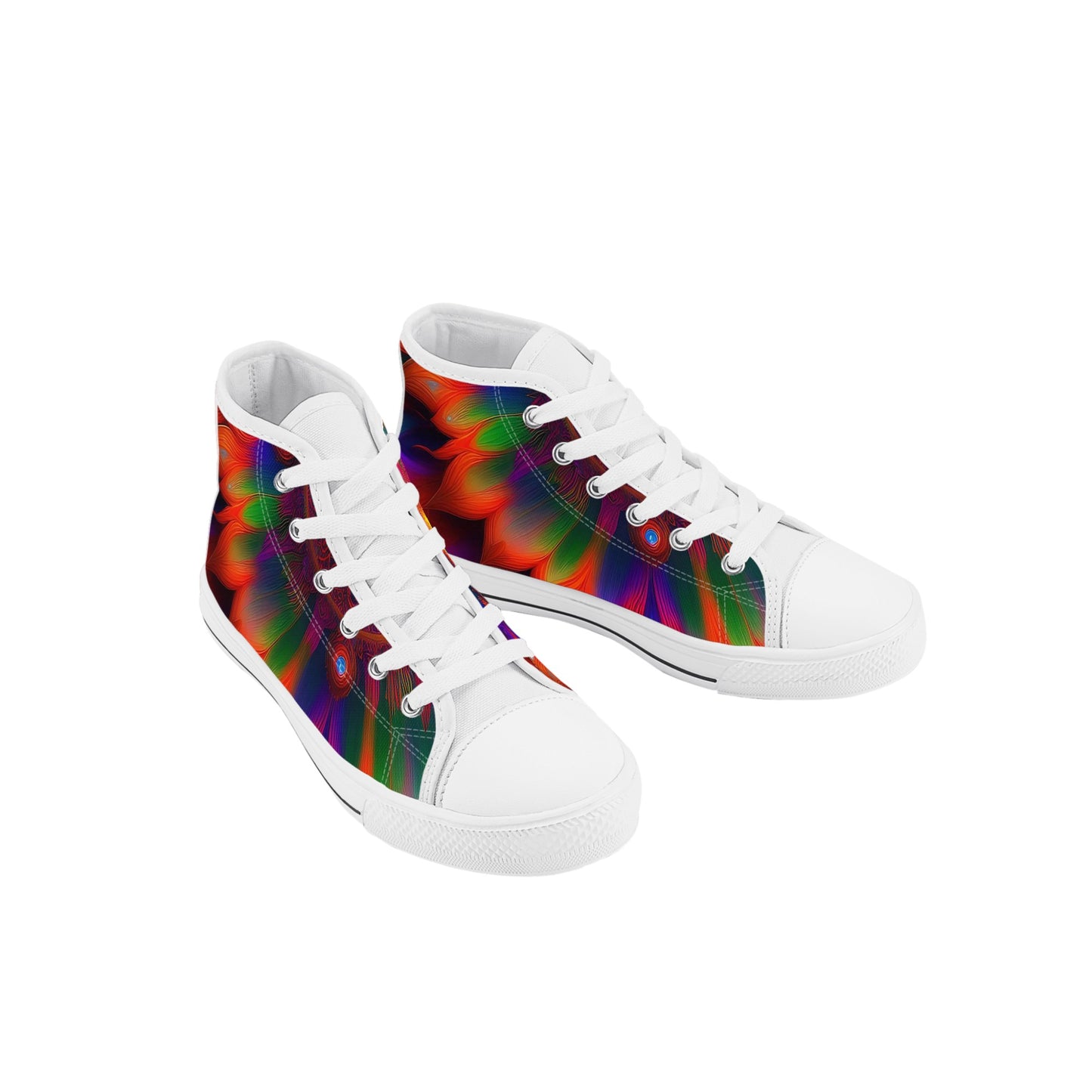 Sun-Dala Kids High Top Canvas Shoes