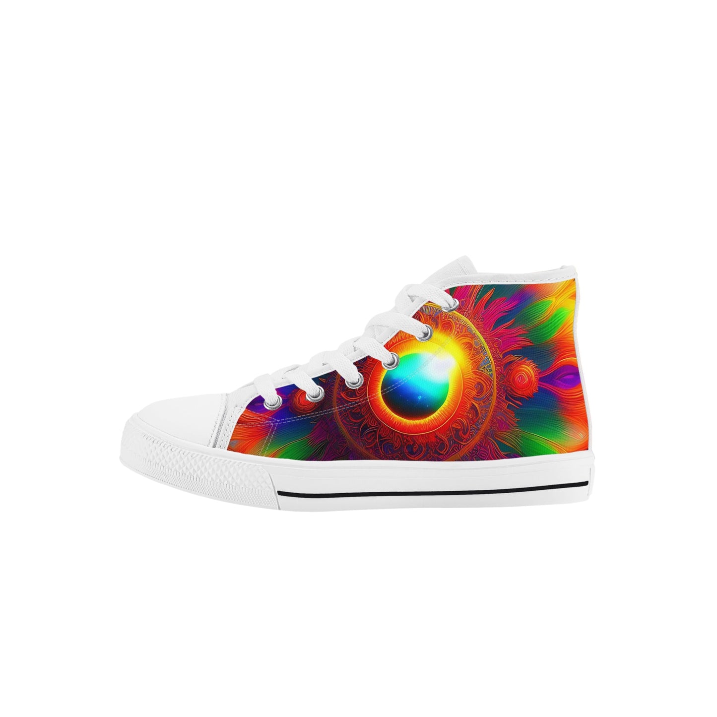 Sun-Dala Kids High Top Canvas Shoes