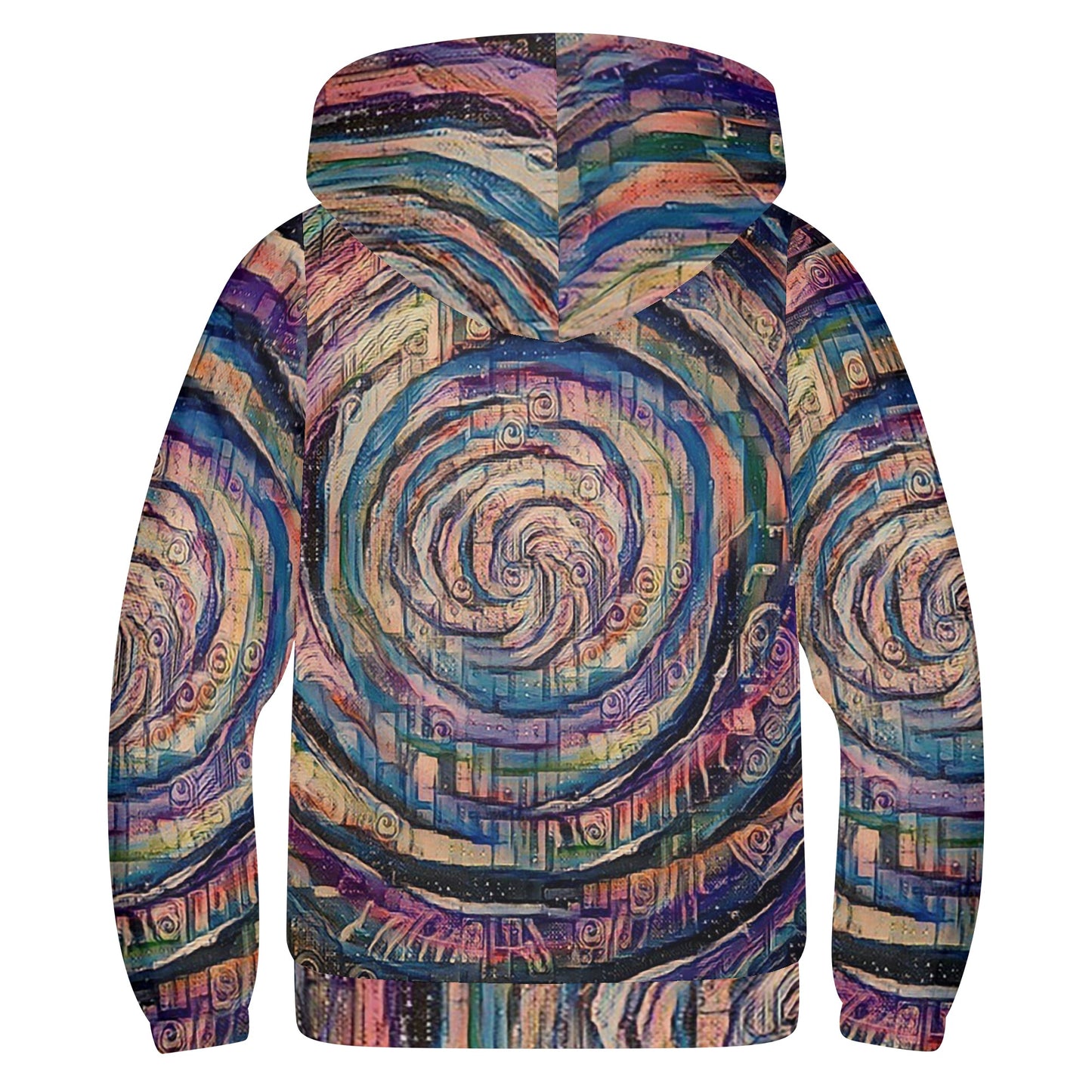 Galactic Whirlpool Kids Lightweight Hoodie Sweatshirt