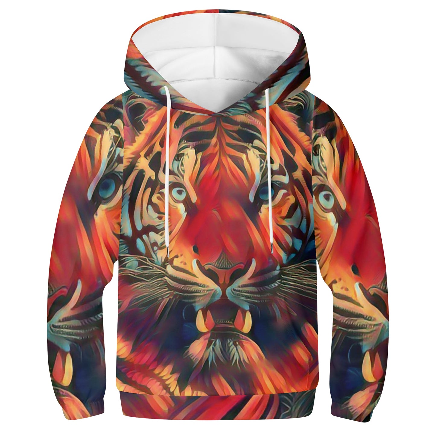 Tigerz Eyez Kid Lightweight Hoodie Sweatshirt