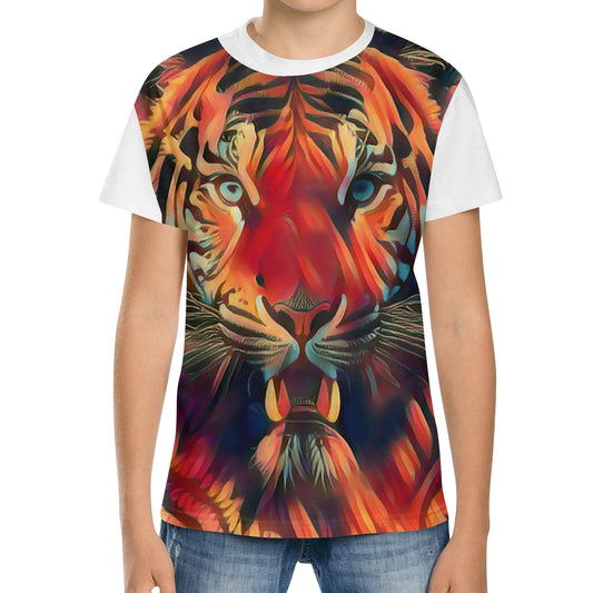 Tigerz Eyez Kids Short Sleeve T-Shirt