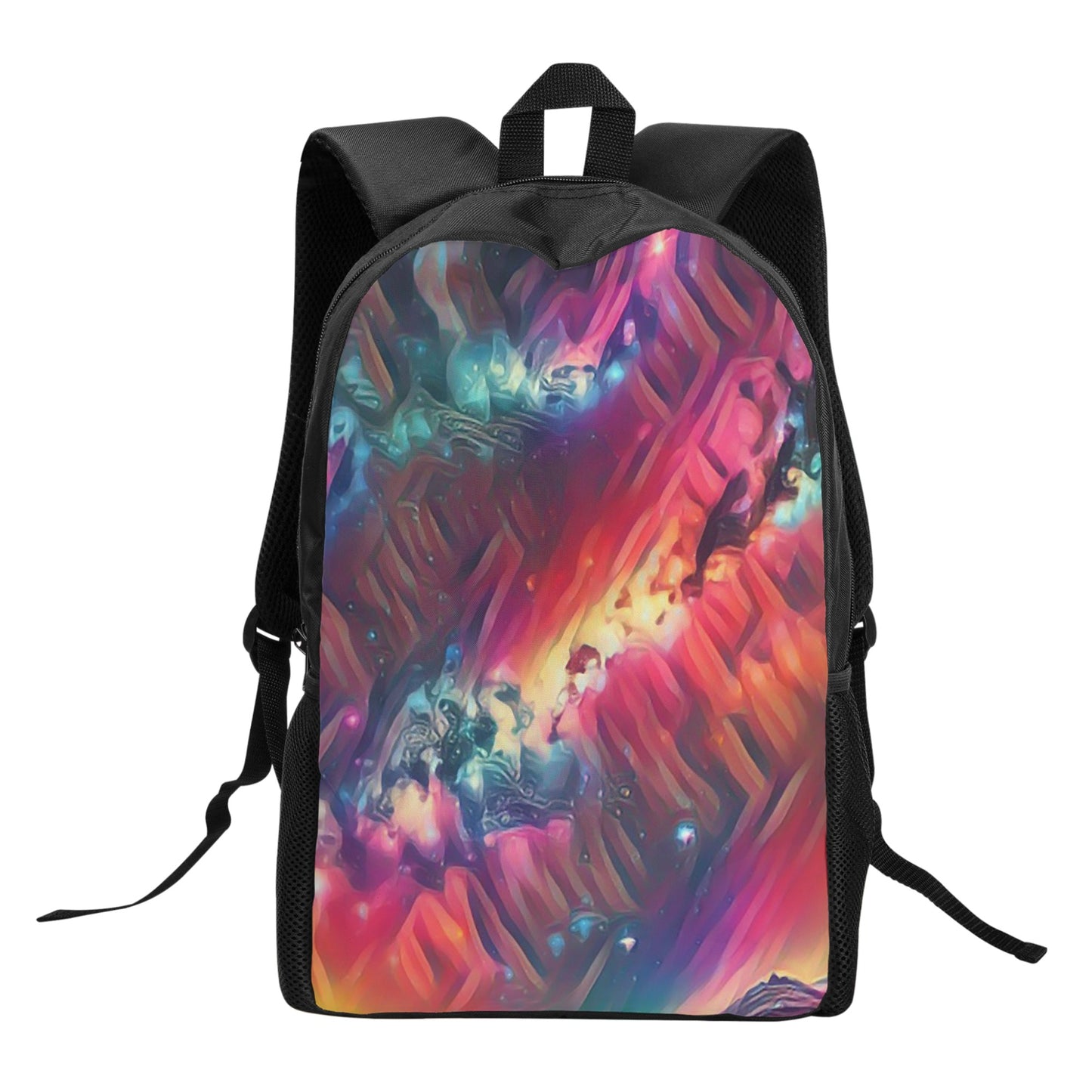 Starry Night Kids Black Chain Backpack