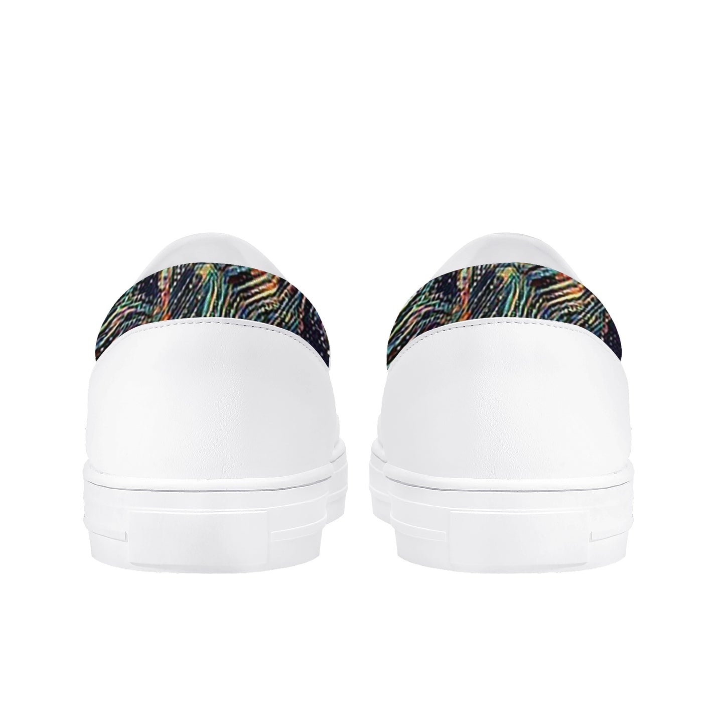 Neon Lines Kids Slip On Shoes