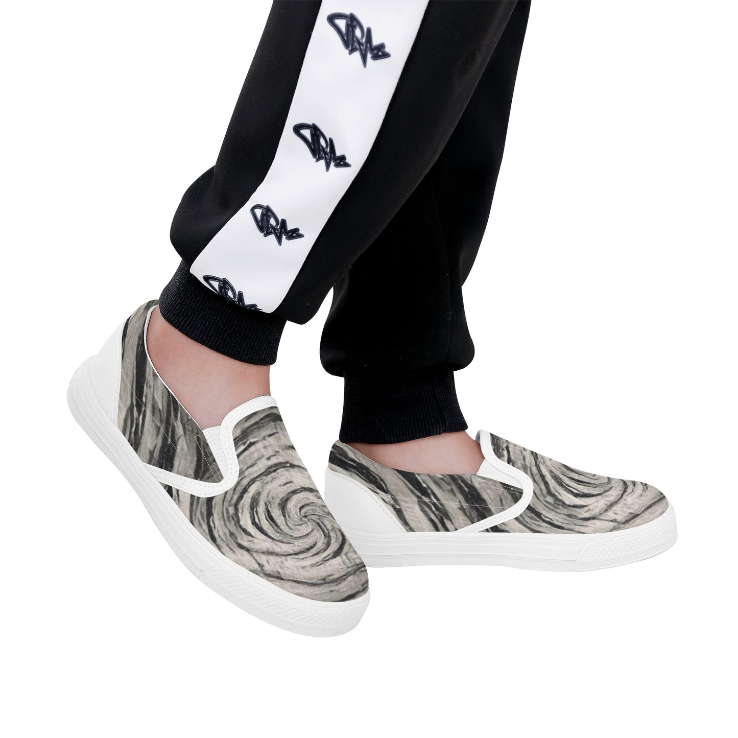 Galactic Whirlpool Kids Slip On Shoes