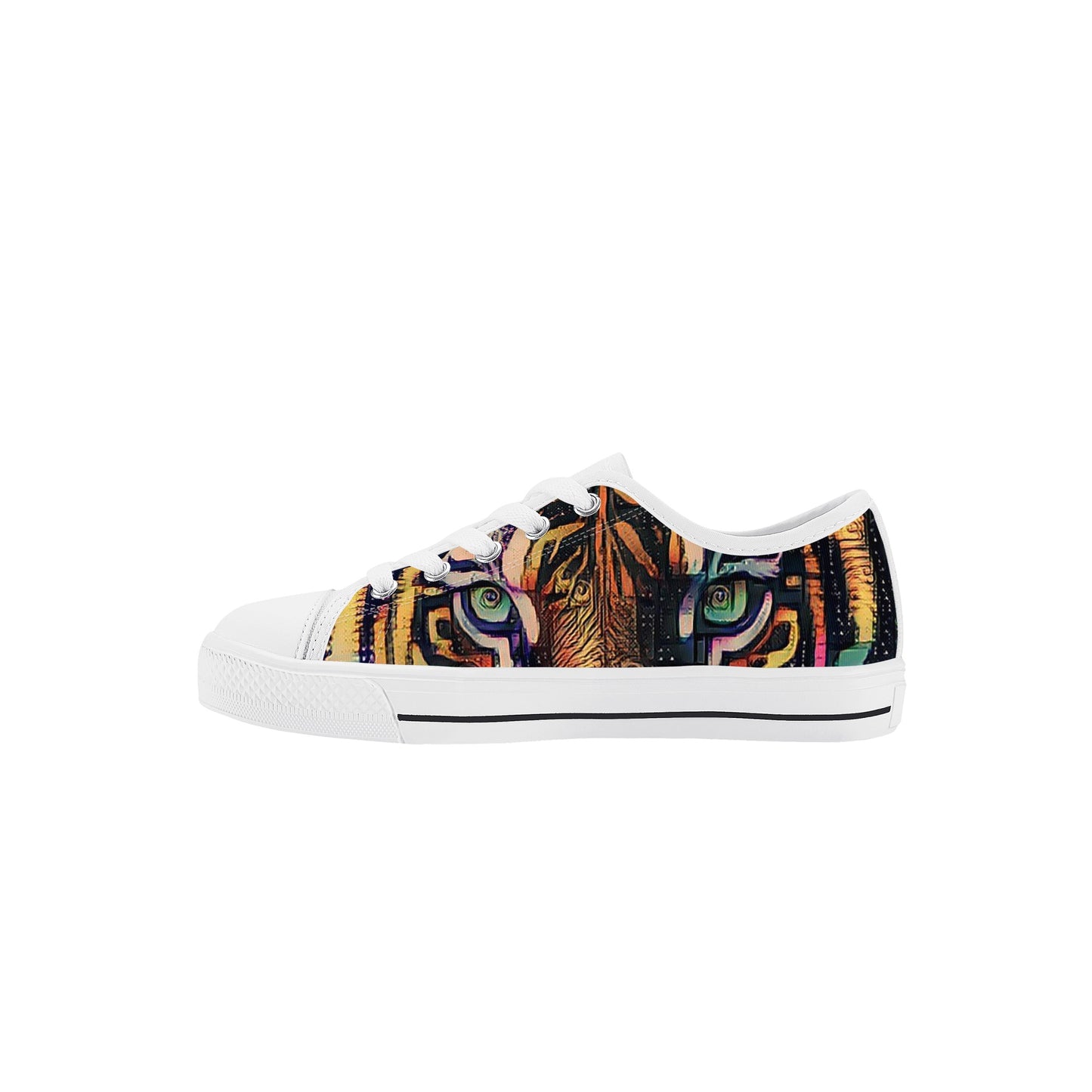 Tigerz Eyez Kids Low Top Canvas Shoes