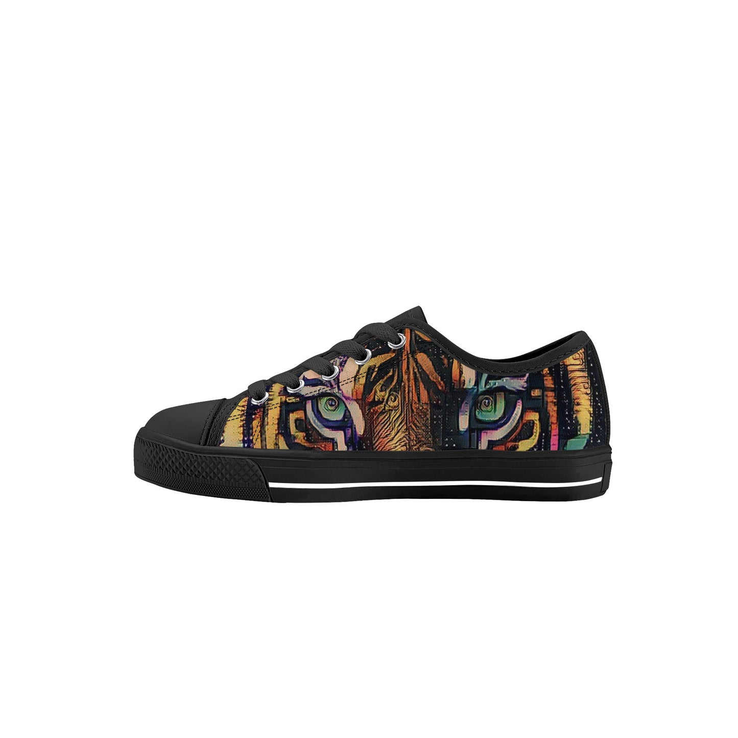 Tigerz Eyez Kids Low Top Canvas Shoes