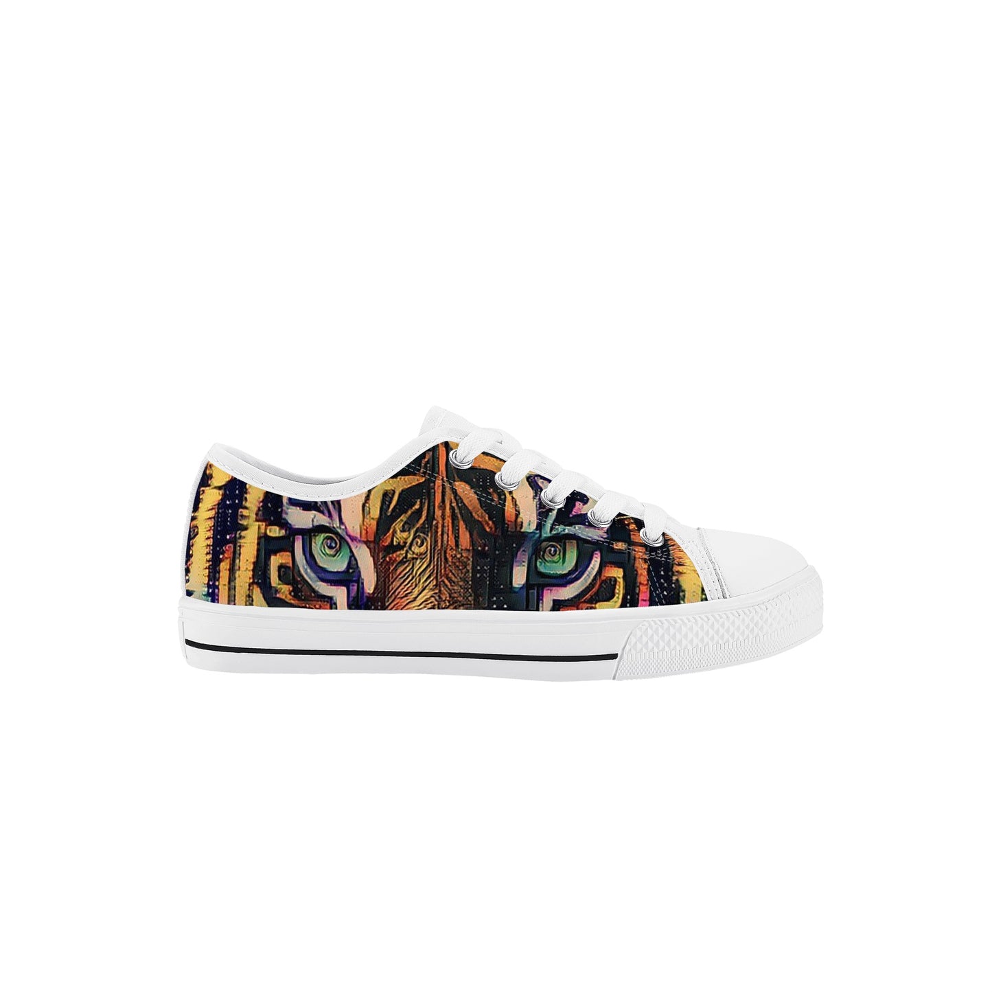 Tigerz Eyez Kids Low Top Canvas Shoes