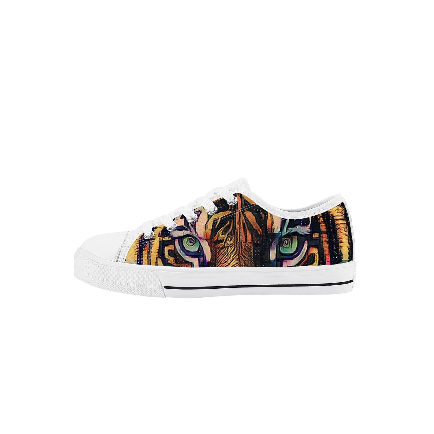 Tigerz Eyez Kids Low Top Canvas Shoes