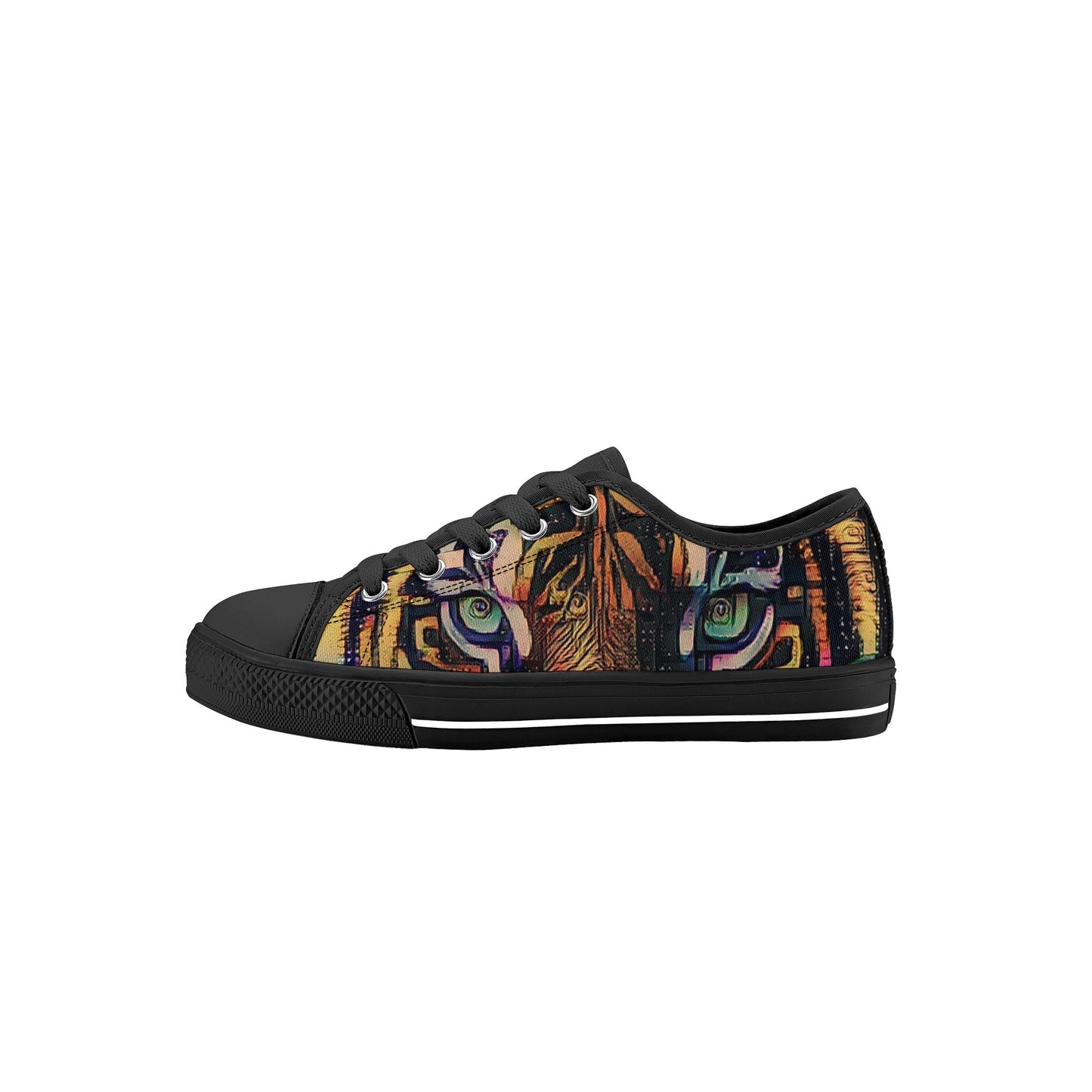 Tigerz Eyez Kids Low Top Canvas Shoes