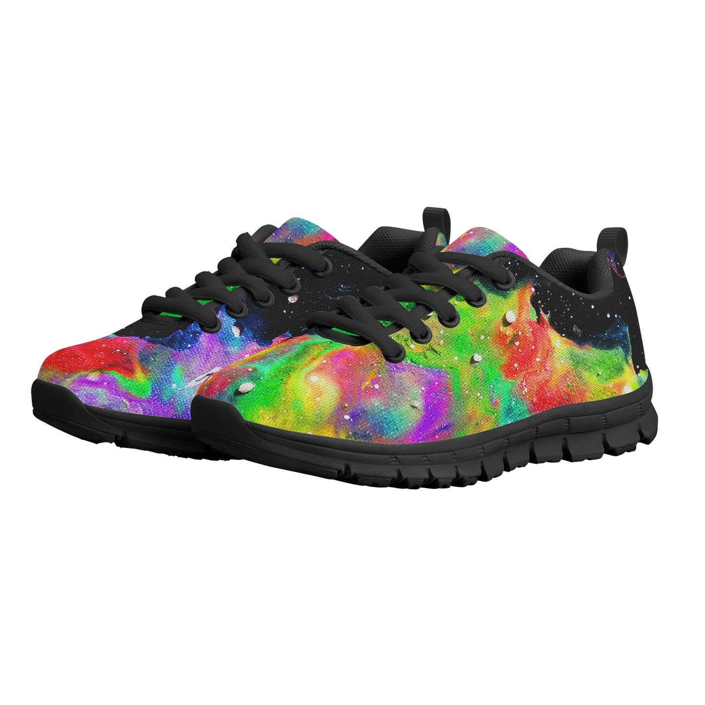 Galactic Rainbow Kids Running Shoes