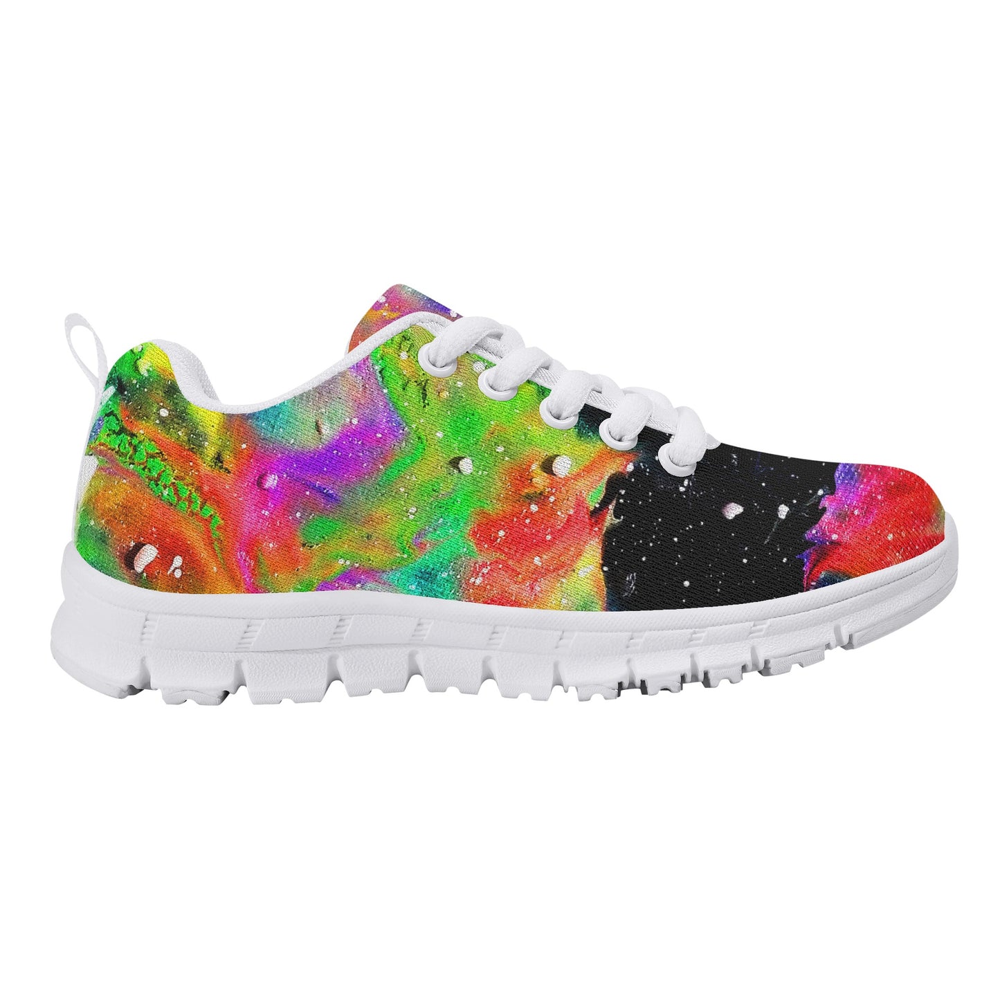 Galactic Rainbow Kids Running Shoes