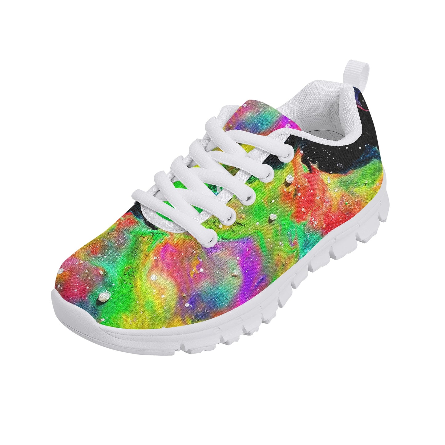 Galactic Rainbow Kids Running Shoes