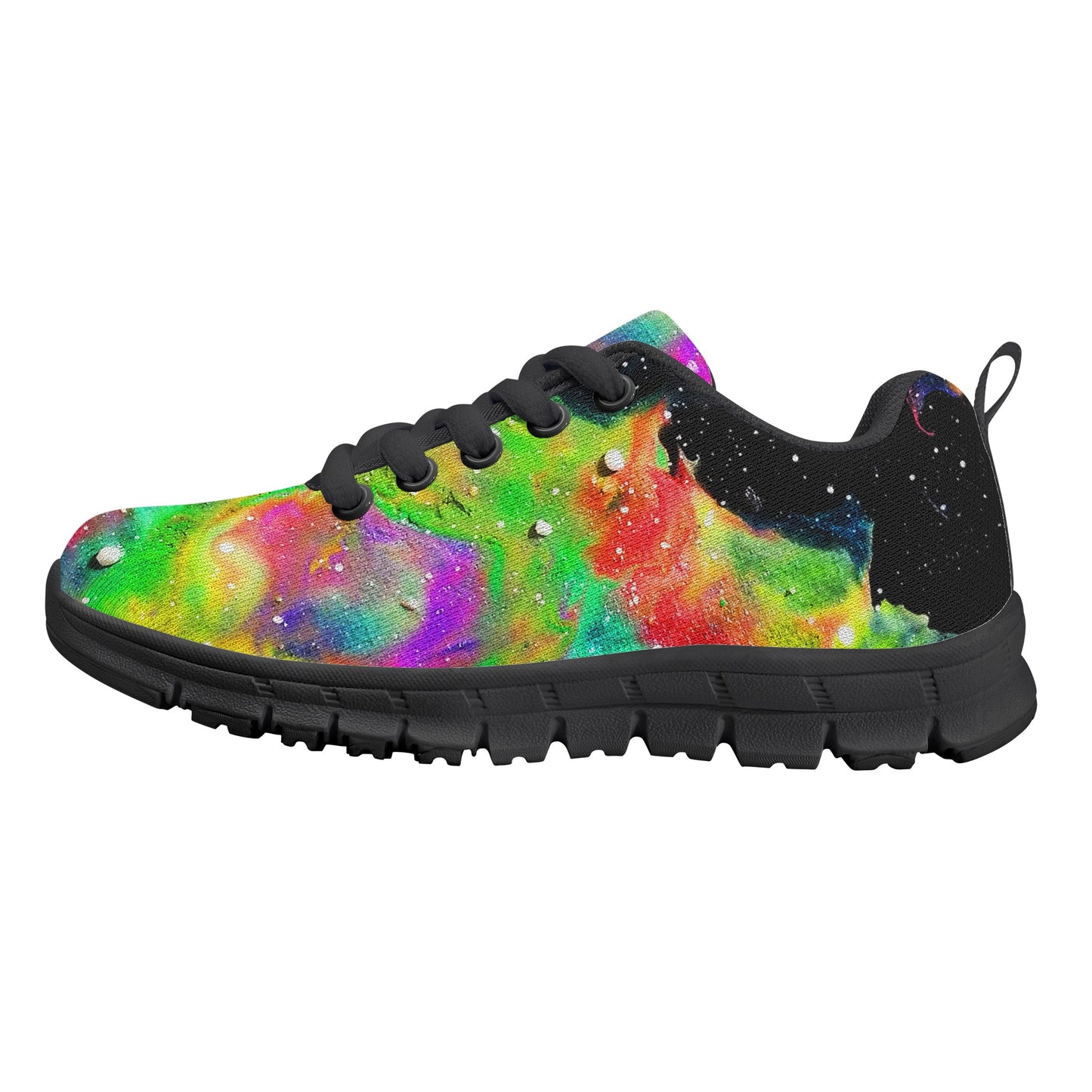 Galactic Rainbow Kids Running Shoes