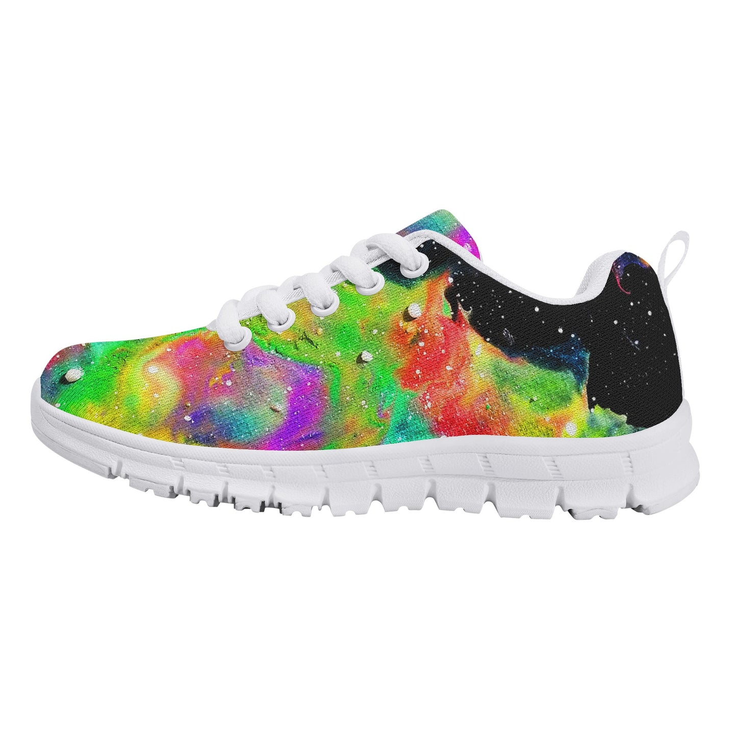 Galactic Rainbow Kids Running Shoes