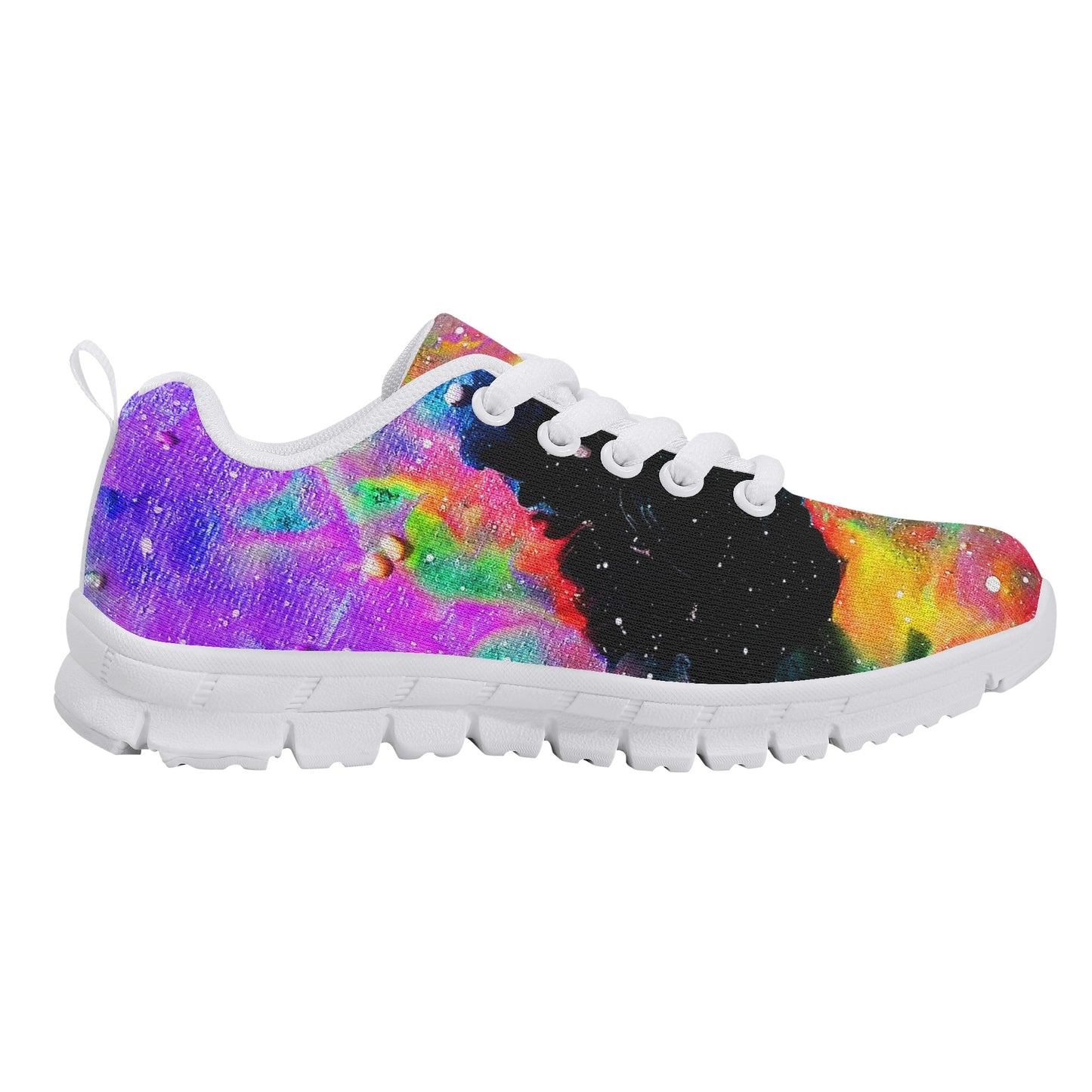 Galactic Rainbow Kids Running Shoes